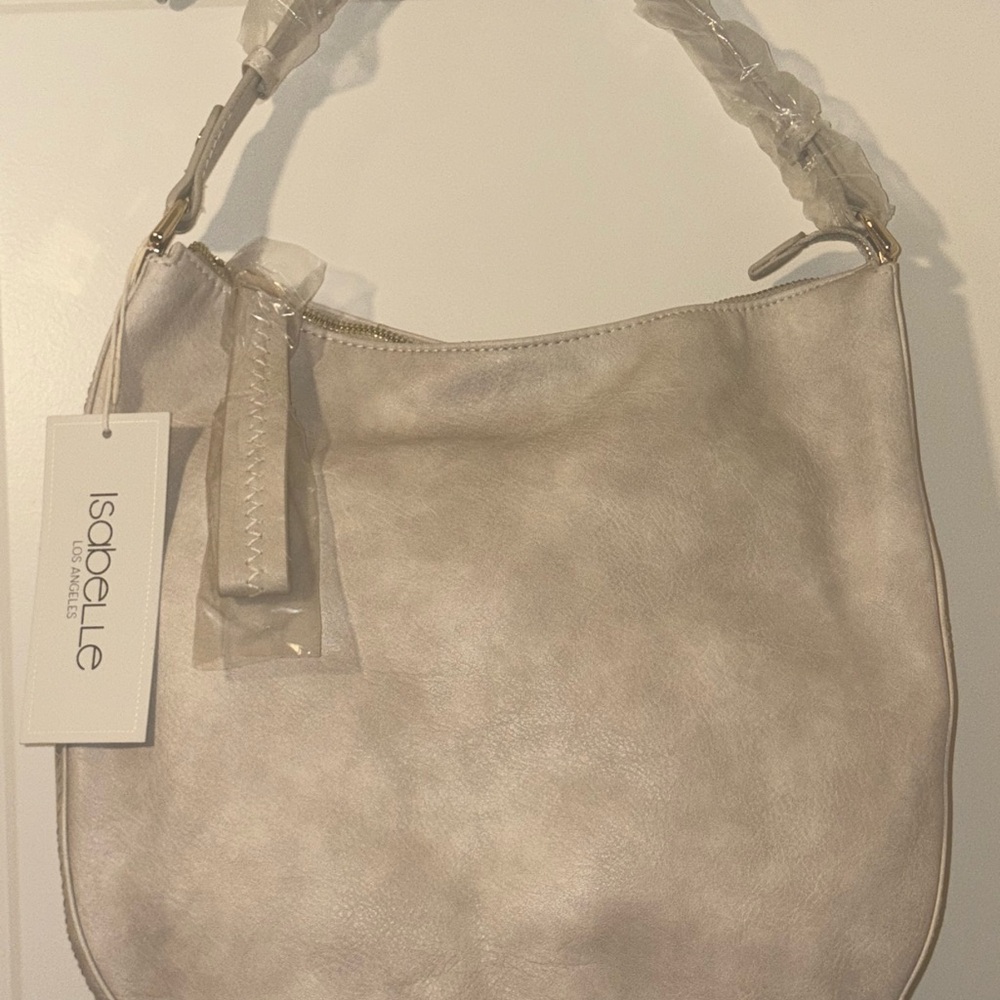 Isabelle Women's Elegant Cream Hobo Bag